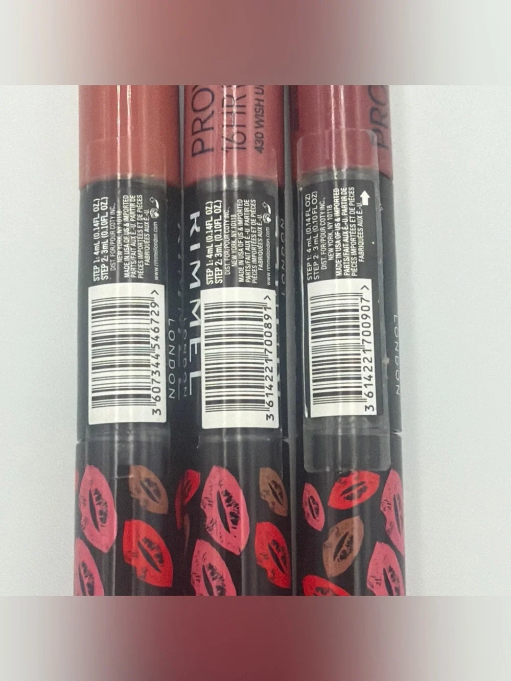 Rimmel London Provocalips Assorted Set Of 7 Lip Colour 16HR Lipsticks - NEW